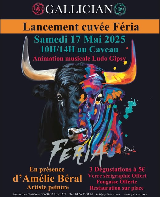 Lancement cuvée FERIE Samedi 17 mai