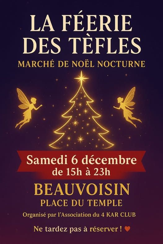 Marché de Noël à Beauvoisin le 06 décembre 2025