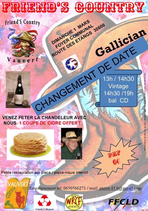 Friend's Country - Dimanche 1er mars à Vauvert
