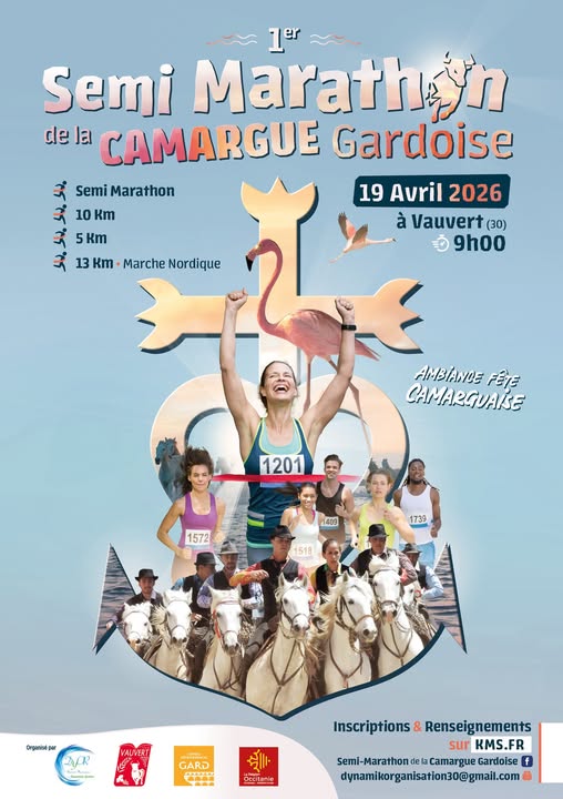 Semi Marathon de la Camargue Gardoise - 19 avril 2026
