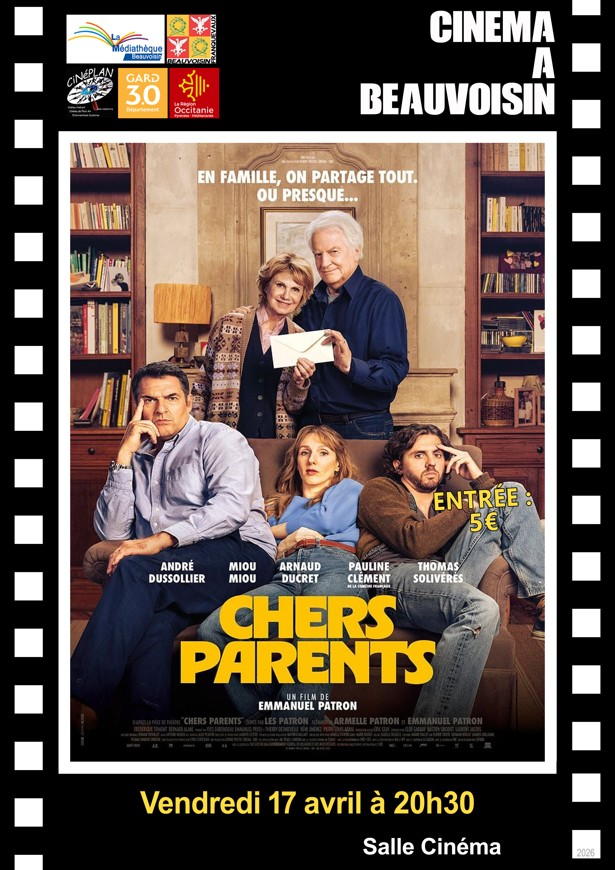 Cinema Beauvoisin - Vendredi 17 avril 2026