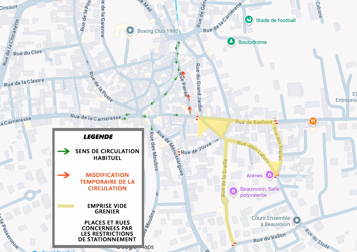 Vide grenier 1er mai à Beauvoisin