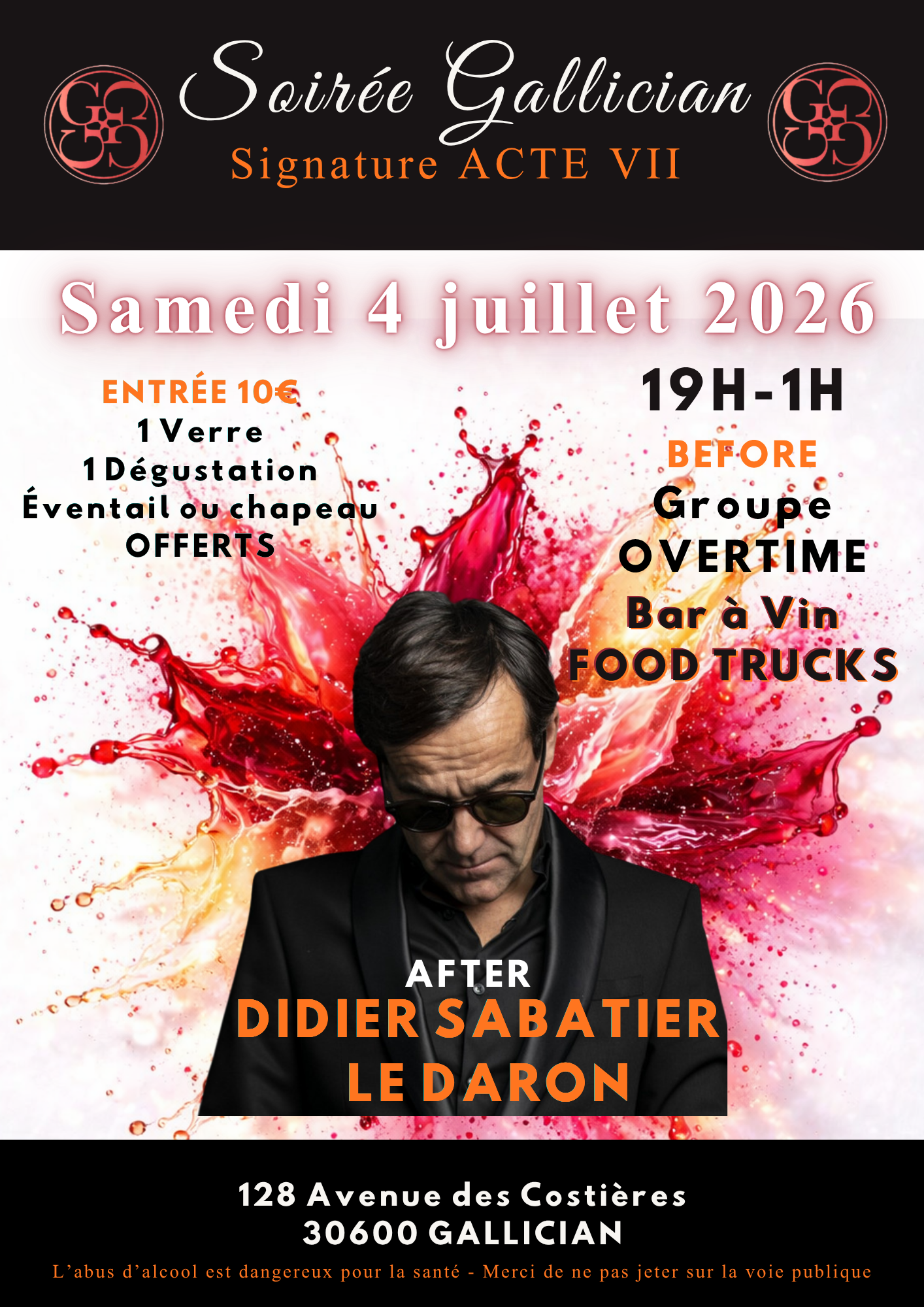 Soirée Signature - Samedi 04 juillet à Gallician