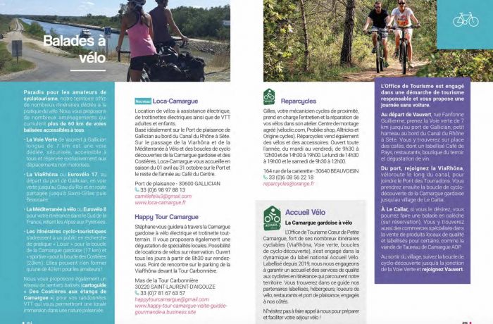 guide touristique camargue