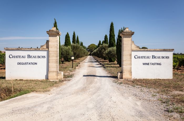gîte château beaubois entrée domaine