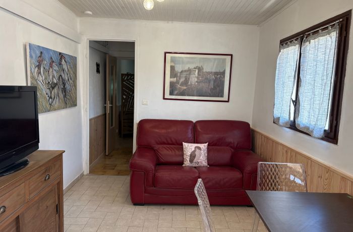 the fisherman's house in Gallician, living room